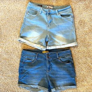 Hot Kiss & Wax Jean Butt Enhancing Shorts Bundle